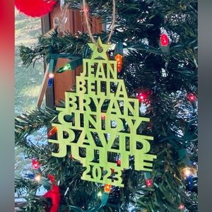 Personalized Christmas Tree Ornaments
